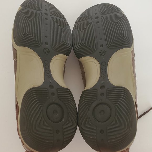 ECCO Sneakers womens shoes Brown Size 38 - Picture 9 of 9